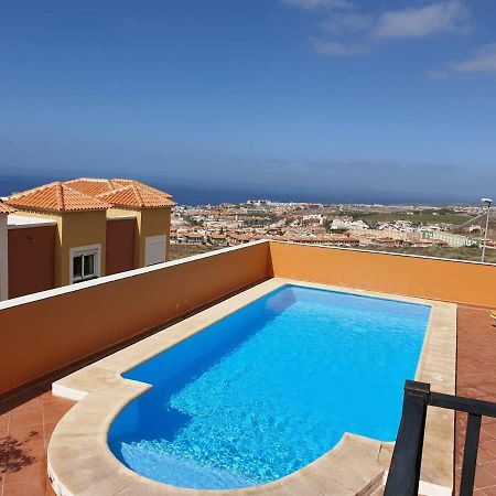 Villa Roque Del Conde With Private Pool, Terrace With Fantastic Sea Views, Wifi, Garden, Garage Adeje Eksteriør billede