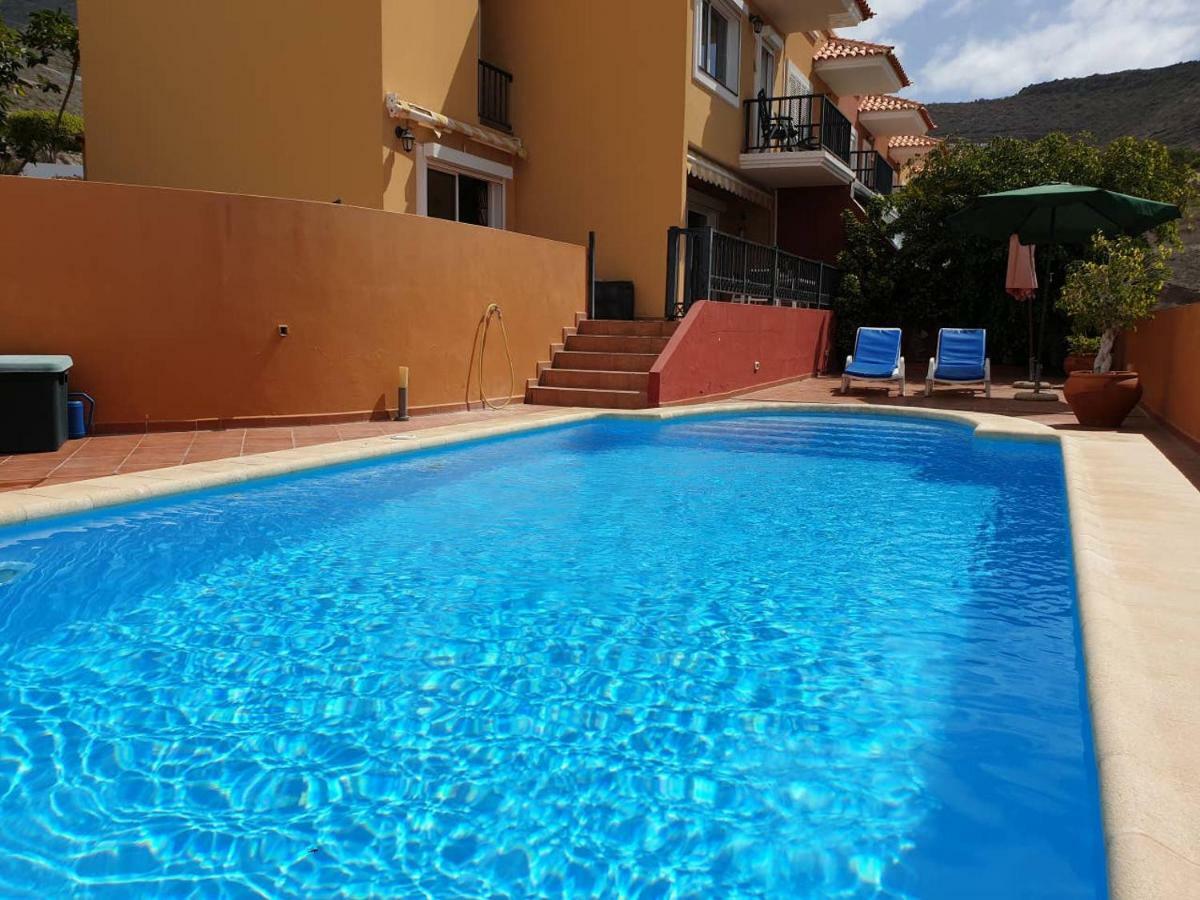 Villa Roque Del Conde With Private Pool, Terrace With Fantastic Sea Views, Wifi, Garden, Garage Adeje Eksteriør billede